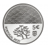 Portugal 5€ 2021 A Arte da Laca (Portugal e Japão) Prata Proof